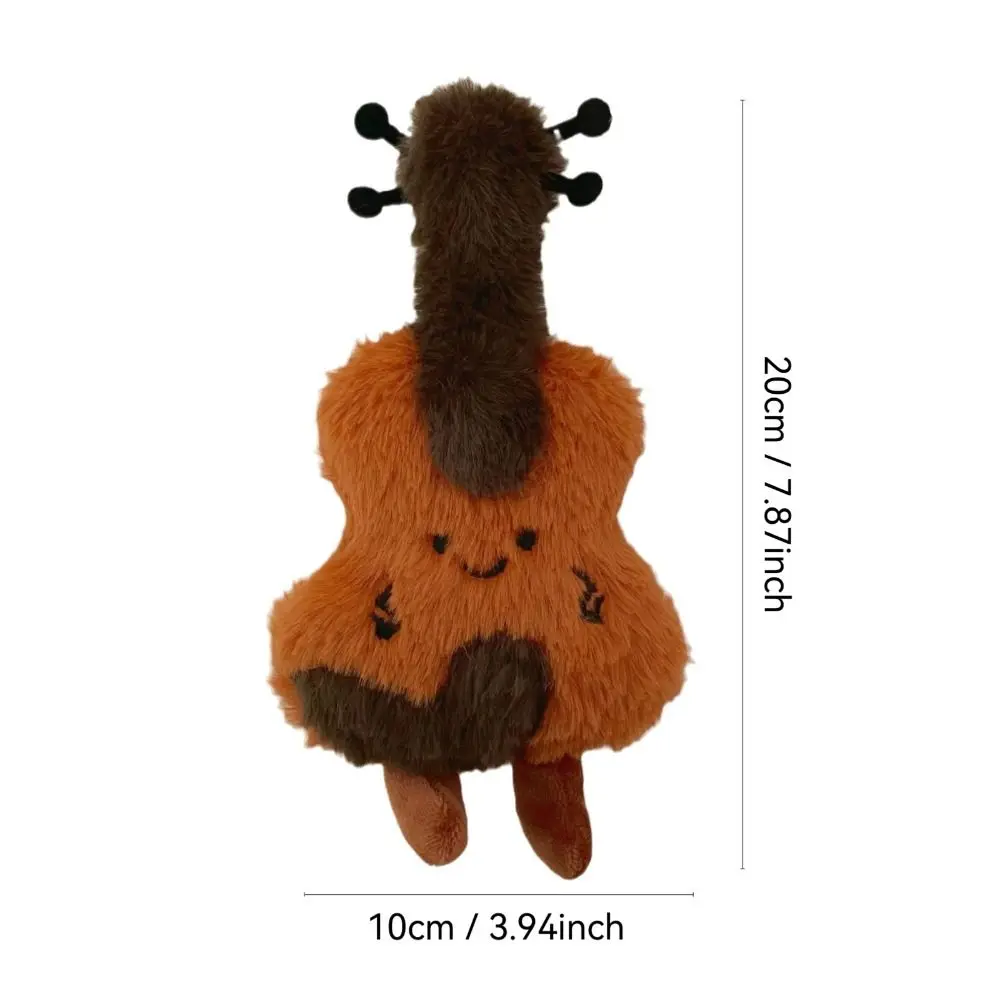 New Plush Violin Keychain Cartoon Kawaii Backpack Pendant DIY Gift Keyring