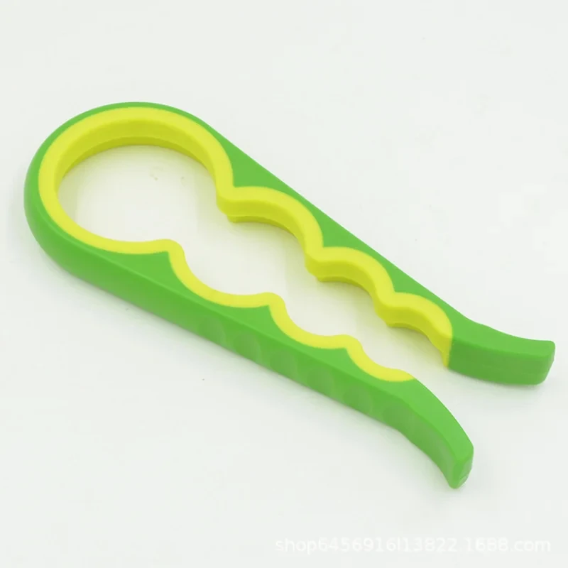 강력한 캔 맥주 병 뚜껑 오프너, 뚜껑 트위스트 오프 도구, 휴대용 주방 가제트, 항아리 오프너, 이지 그립 렌치, 편리한 저장, 4 in 1