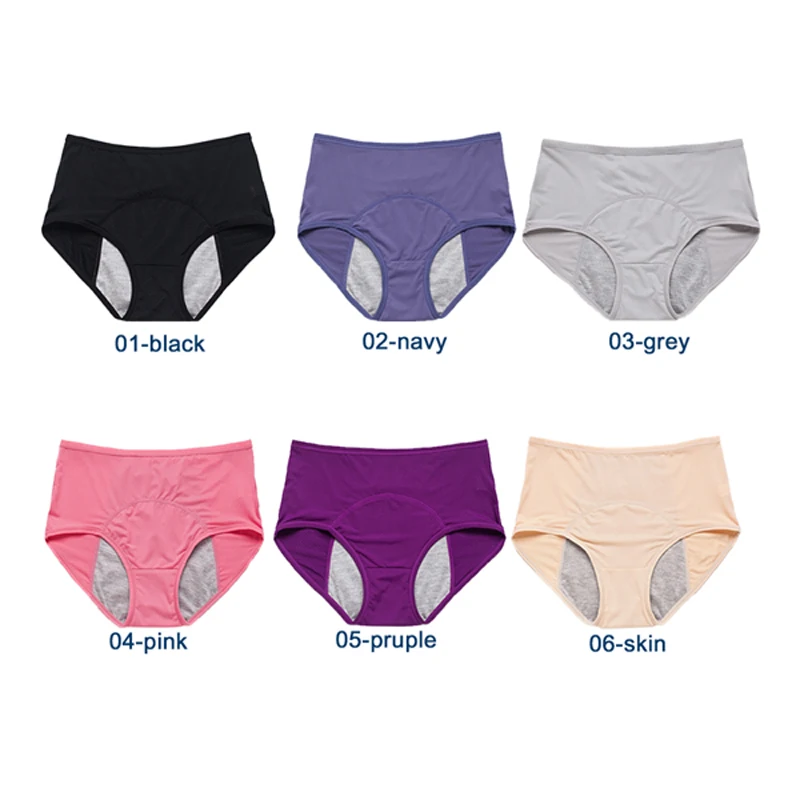 Menstrual Panties Feminine Hygiene Menstrual Panties Women Underwear Physiological Pants Leak Proof Period Low Waist Briefs