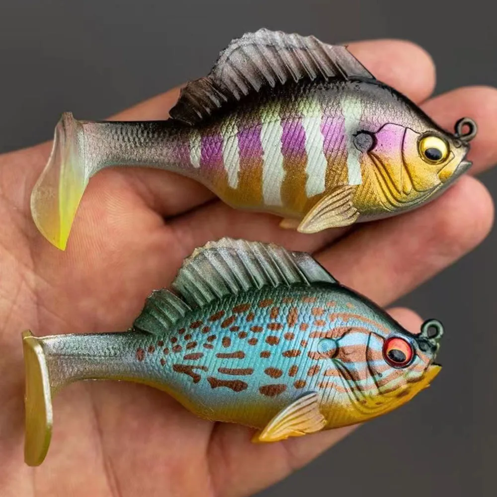 

18g 24g Sleeper Gill Soft Bait Paddle Tail Swimbait Artificial Lure Saltwater Fishing Lures For Sea Bass Perch Zander Glide Bait