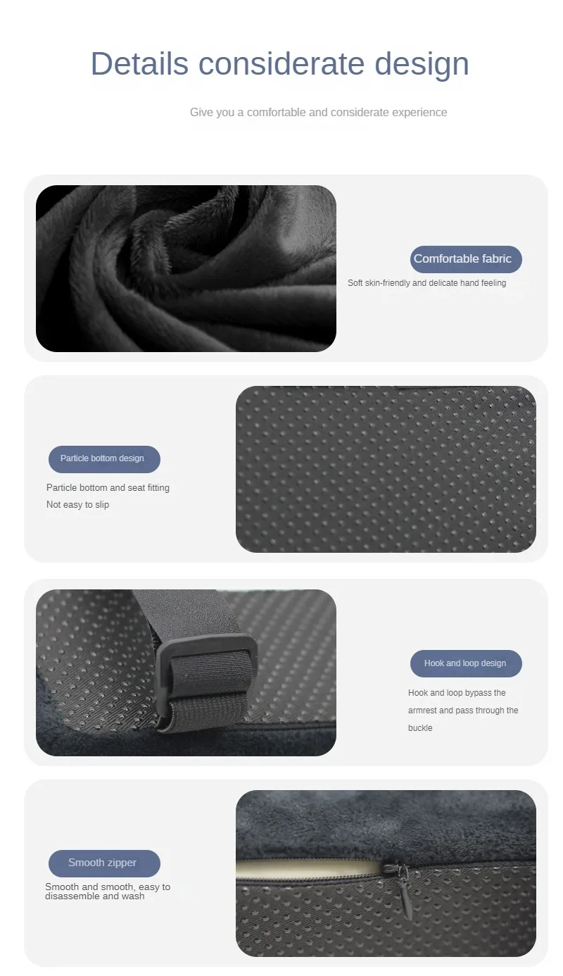 Chair Armrest Pad Elbow Pillow Arm Rest Mat Support Cushion Car Memory Foam Inner Core Sofa Cushion For Home Office Game Chair