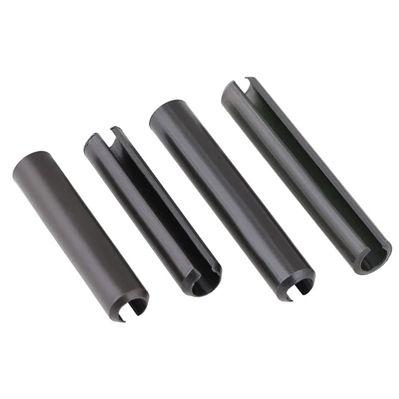 스틸 블랙 탄성 원통형 코터 핀 분할 스프링 다월, 펜션 롤 핀 모음 키트, 메가 GB879, 390 개