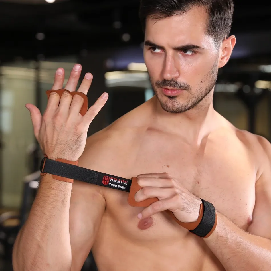 WOSWEIR-Gym Gloves for Horizontal Bar Weight Lifting Fitness Bodybuilding Training Sports Crossfit Workout Palm Protector