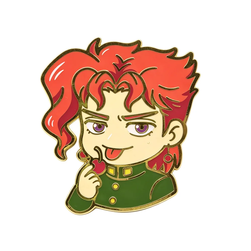 JoJo's Bizarre Adventure Collectible Anime Pins & Brooches Set