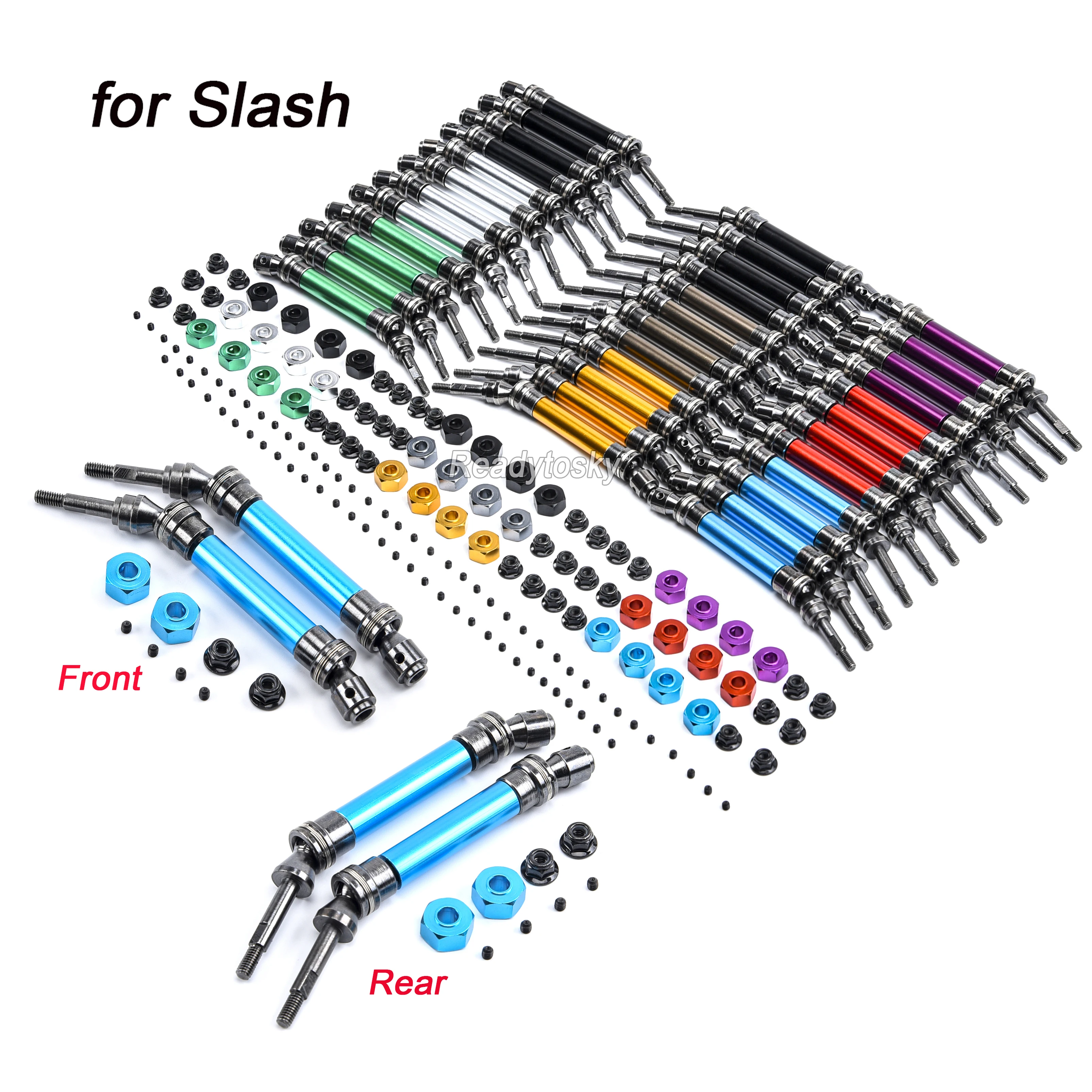 Front Rear Drive Shaft Assembly Steel Drive Shaft Trx 4 Rc Truck