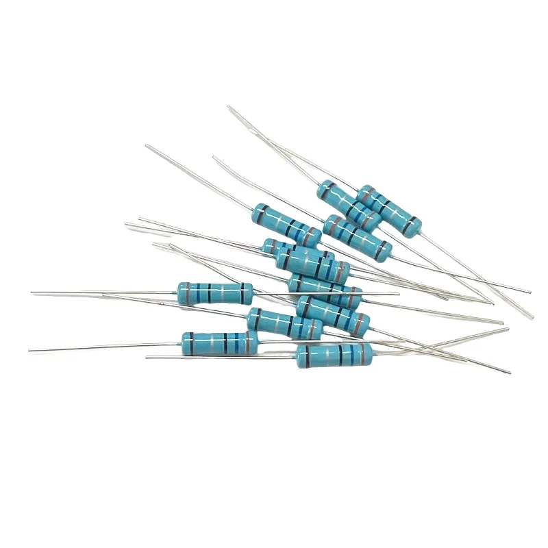 2W Metal Film Resistor Kit (1% Tolerance) 1K,2K, 10K, 100&Omega;, 120&Omega;, 22K, 220&Omega;, 4.7K, 470&Omega;, 1M Color Ring Resistors 10PCS/50PCS metal film resistor metal film resistors