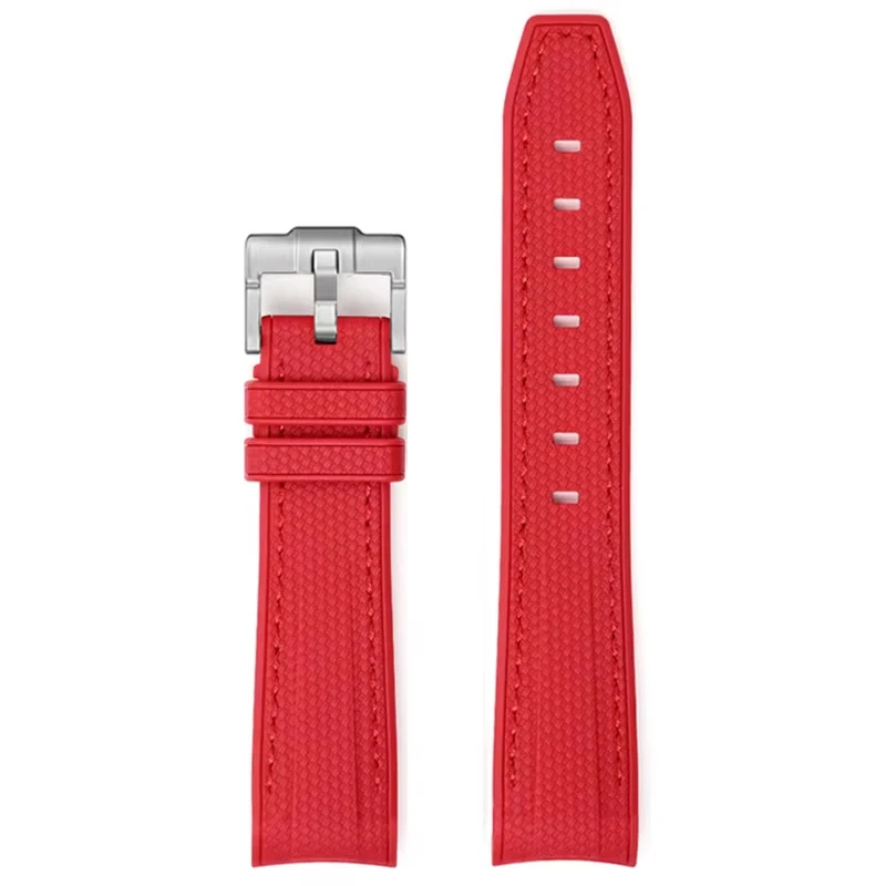 Premium 20mm Rubber Silicone Watch Band - Curved End Wrist Bracelet