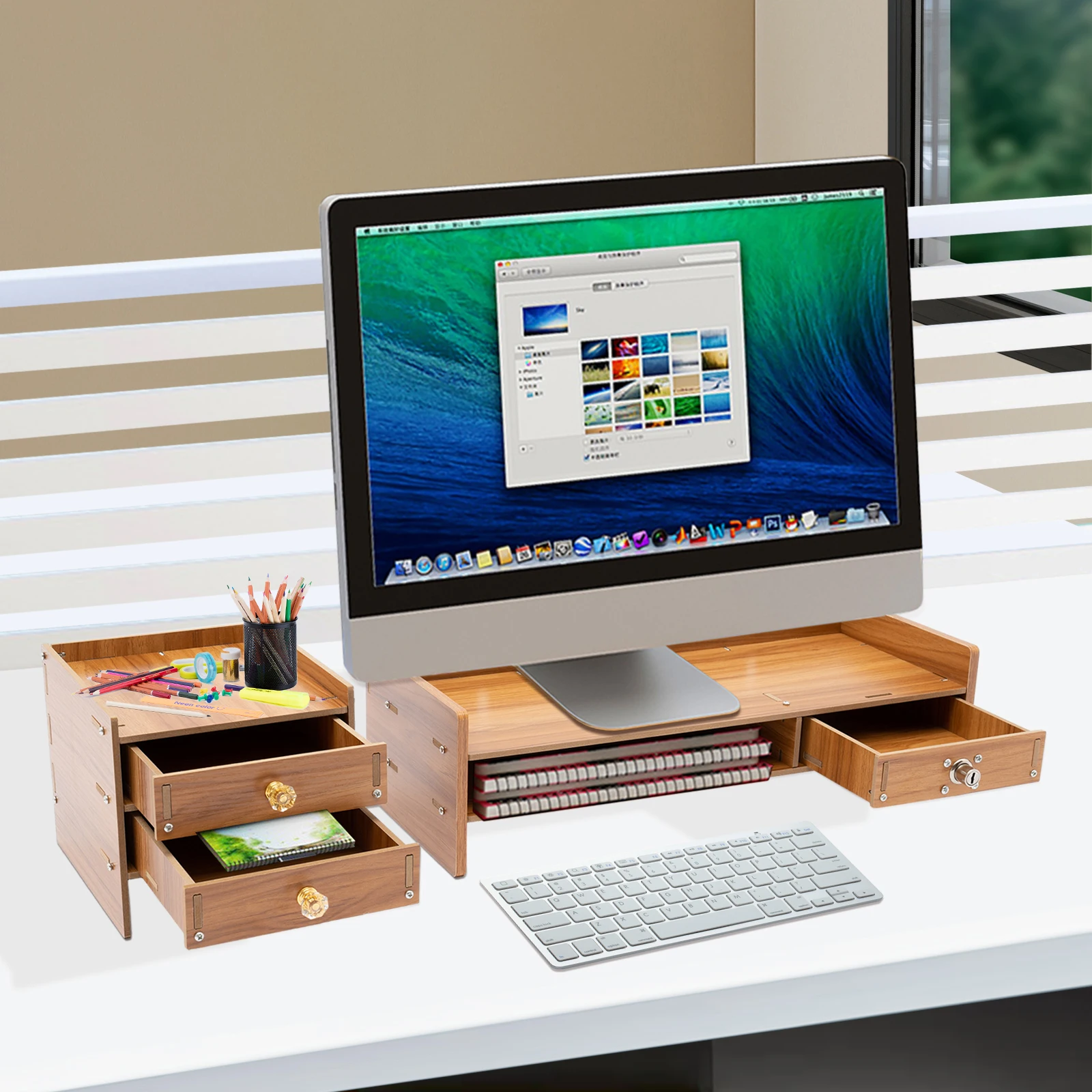 Wooden Office Accessories, Desk Organizers