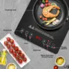 Portable Induction Cooktop 1800W Induction Stove Burner With Ultra Thin Body, With 8 Temperature & Power Levels 4