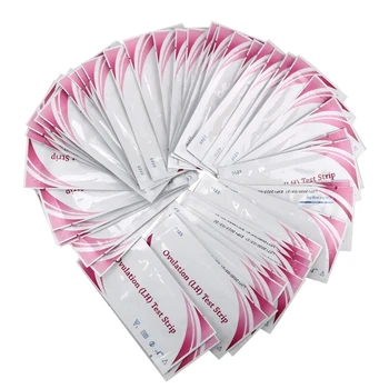 100pcs Ovulation Test Strips LH Fertility Test Paper Over 99% Accuracy Women Early Pregnancy Self-Check Urine Measuring Kits 1