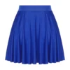 Womens Sexy Ruffle Skirt Casual  Solid Color Elastic Waistband Flared Skirts Loungewear Homewear Sportwear Party Dance Clubwear 1