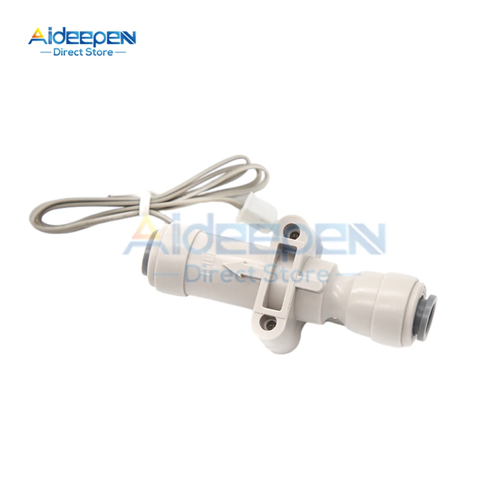 High Performance 1/4" Water Flow Switch Plastic Water Flow Switch Control Sensor for Purifier Dispenser