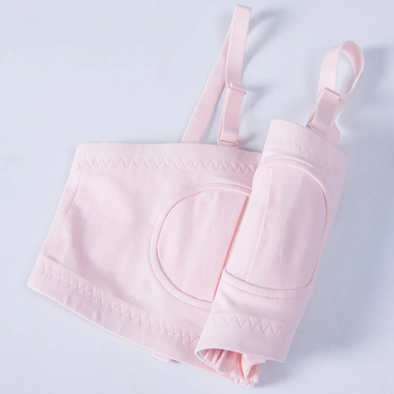 Maternity Bra Hands-Free Pumping Bra Nursing Bra Wireless Adjustable Zipper Breastfeeding Bra for Holding Breast Pumps 4