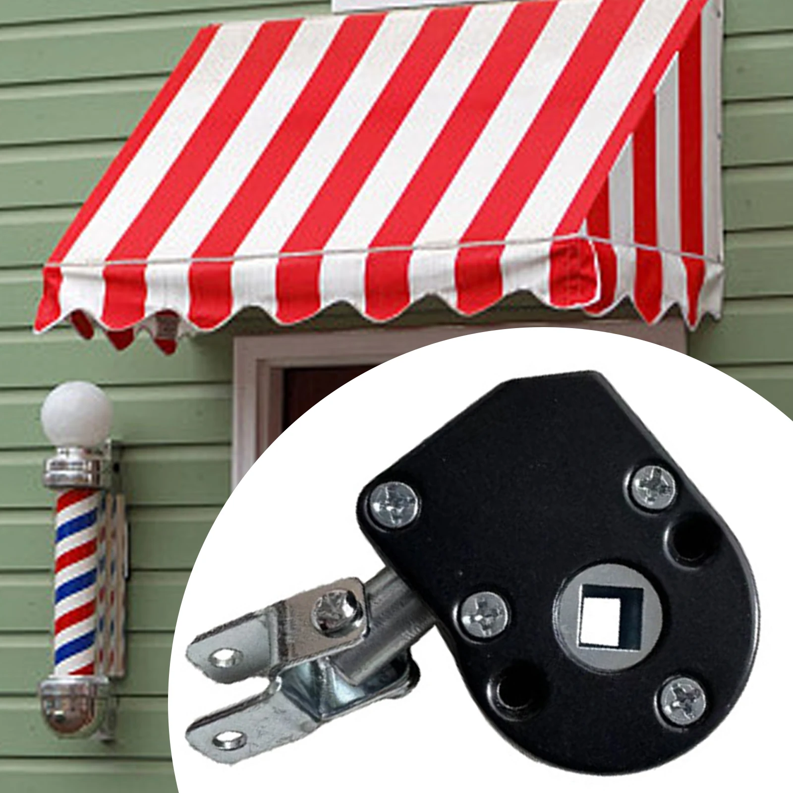 Awning Manual Worm Gear Universal Accessories 360 Degree Rotation Sturdy Replacement awning gearbox parts
