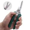 Garden Pruning Shears 190mm - Stainless Steel Blade Trimming Scissors for Bonsai Flower Buds Small Plants Scissor Pruning Tool