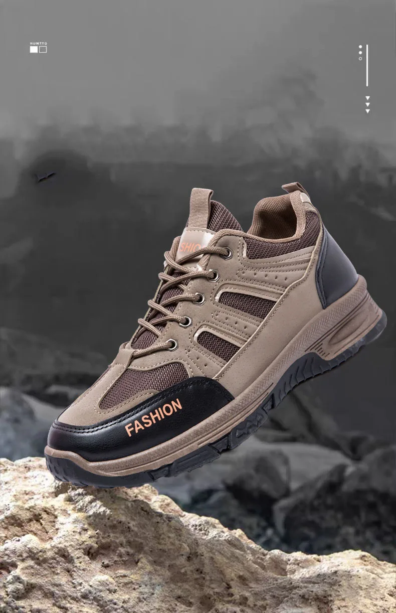 Description Picture 6 of itemOulylan Men Shoes Breathable Non Slip Outdoor Hiking Shoes Mountain Climbing Sport Male Hunting Trekking Sneaker for Men