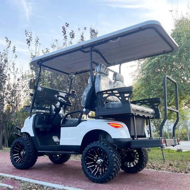 Club Golf Carts 2/4/6/8 seater Street Legal Golf Cart 72V Lithium Comfortable 4 Seats Electric Car Vehicle