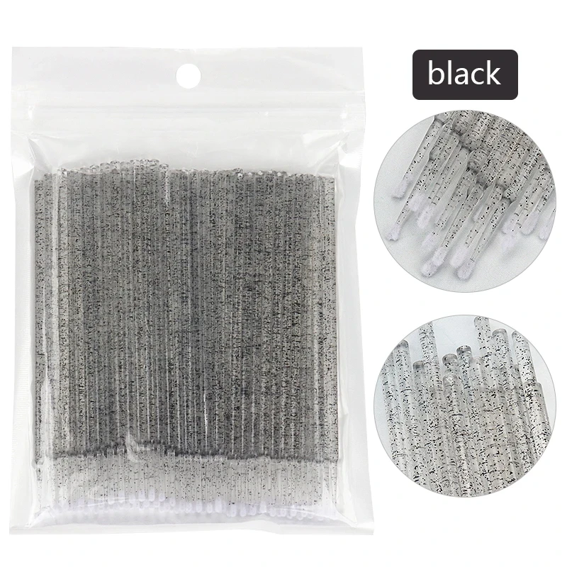 100Pcs Eyelash Cleaning Brush Lash Extension Micro Cotton Swab Individual thumbnail 6