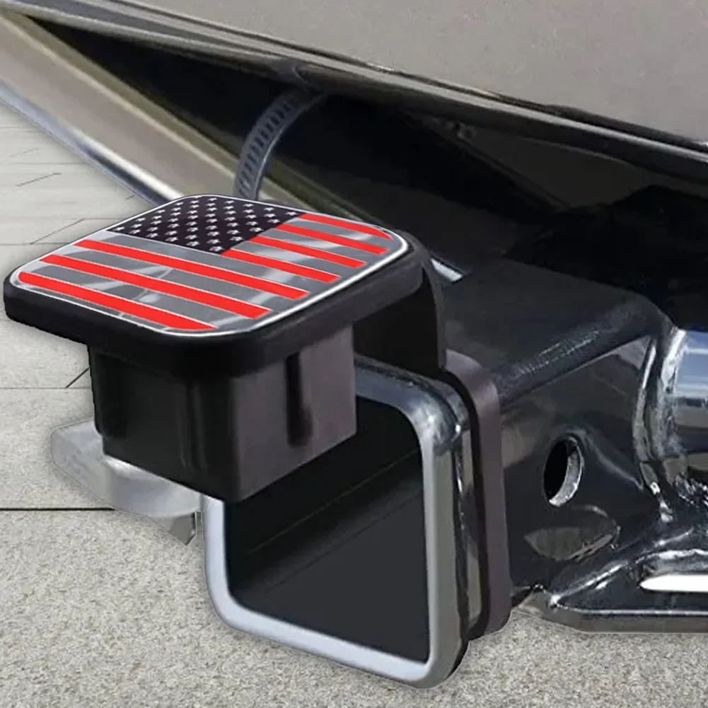 1-5pcs Trailer Hitch Receiver Cover Plug Dustproof TPU Tow Plug Tow Plug Tube Cap Protector 2 Inch Receiver Auto Square Plug