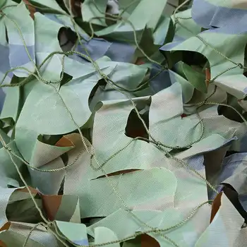 1M*2M Woodland Camo Net Portable Military Camouflage Net With Storage Bag For Hunting Camping 3