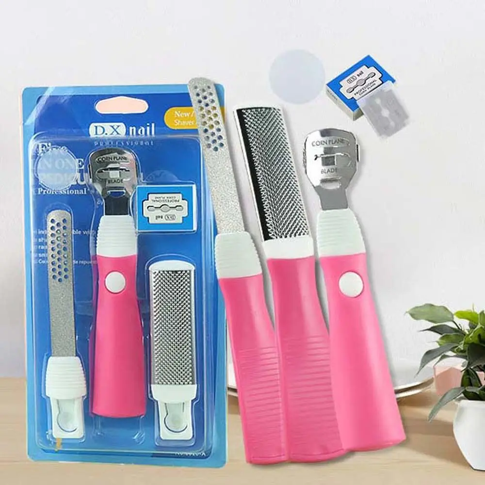 

Foot Care Foot Scraping File Pedicure Tool Foot Massage Pumice Dead Skin Removal Rub Rose Red Horny Foot Grinding