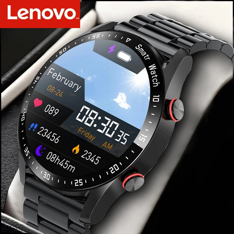 Смарт-часы Lenovo с ЭКГ + ППГ, AMOLED-экраном, Bluetooth, музыкальным проигрывателем