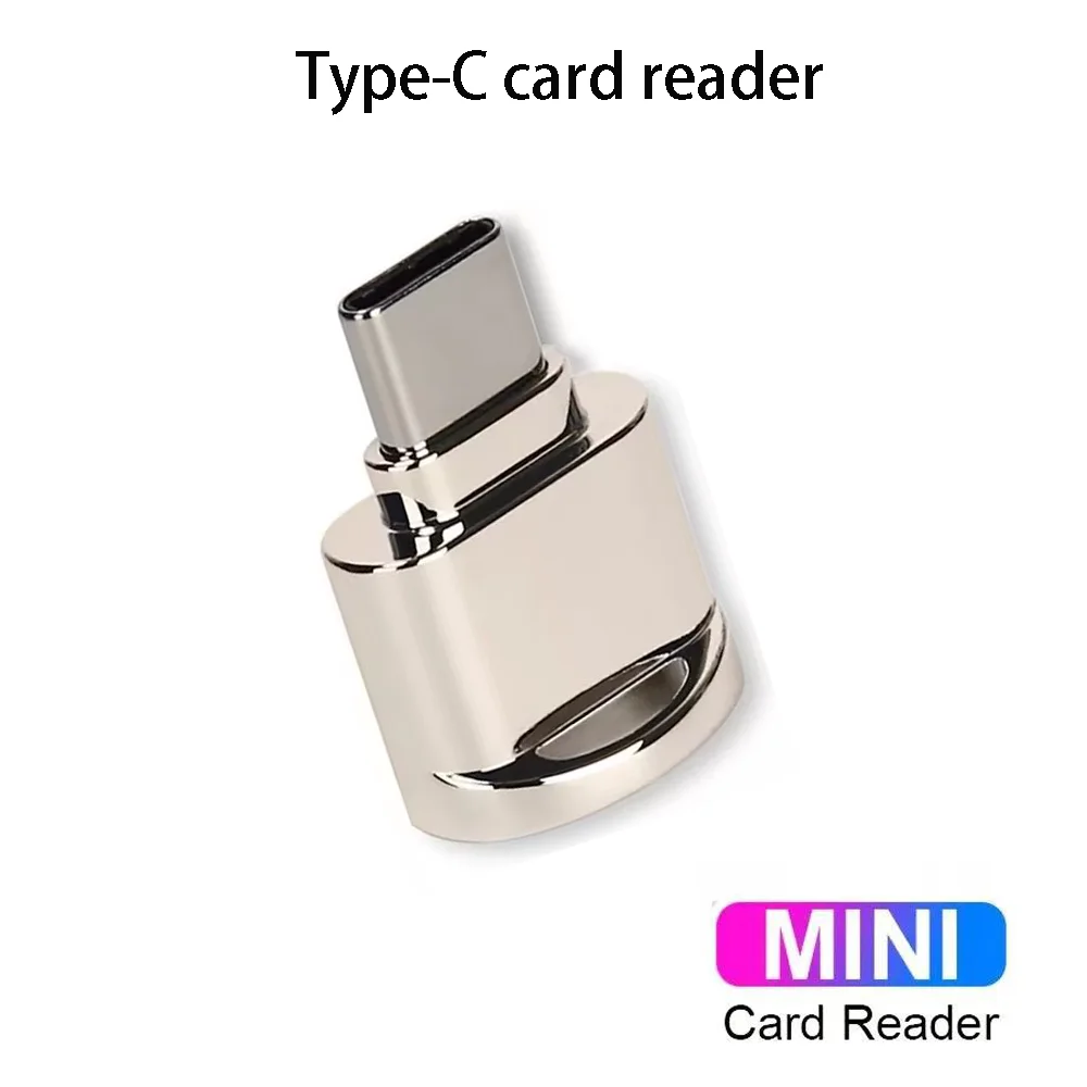 High-Speed USB-C Card Reader with TF Card Support and OTG Capability