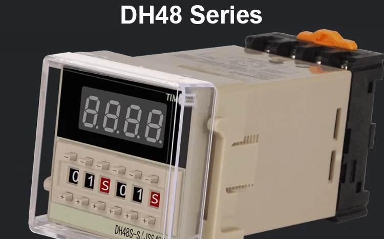 Description Picture 2 of itemDH48S Digital Display Time Relay Cycle Delay Relay AC36V DC12V24V Time Controller