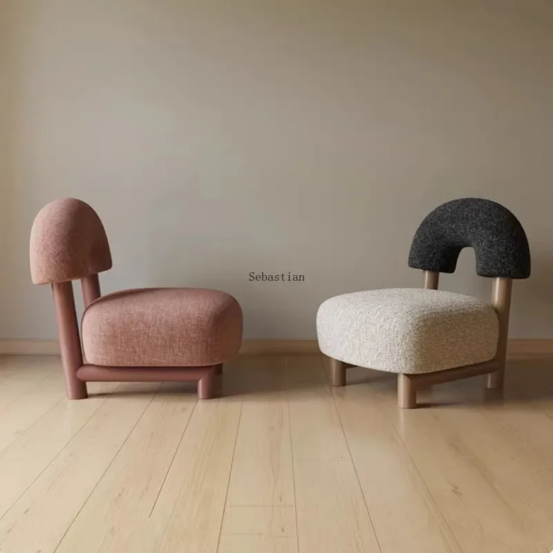 

Креативный Диванный стул в скандинавском стиле интернет-знаменитостей, маленький стул для отдыха в спальне, дизайнерский стул для переговоров