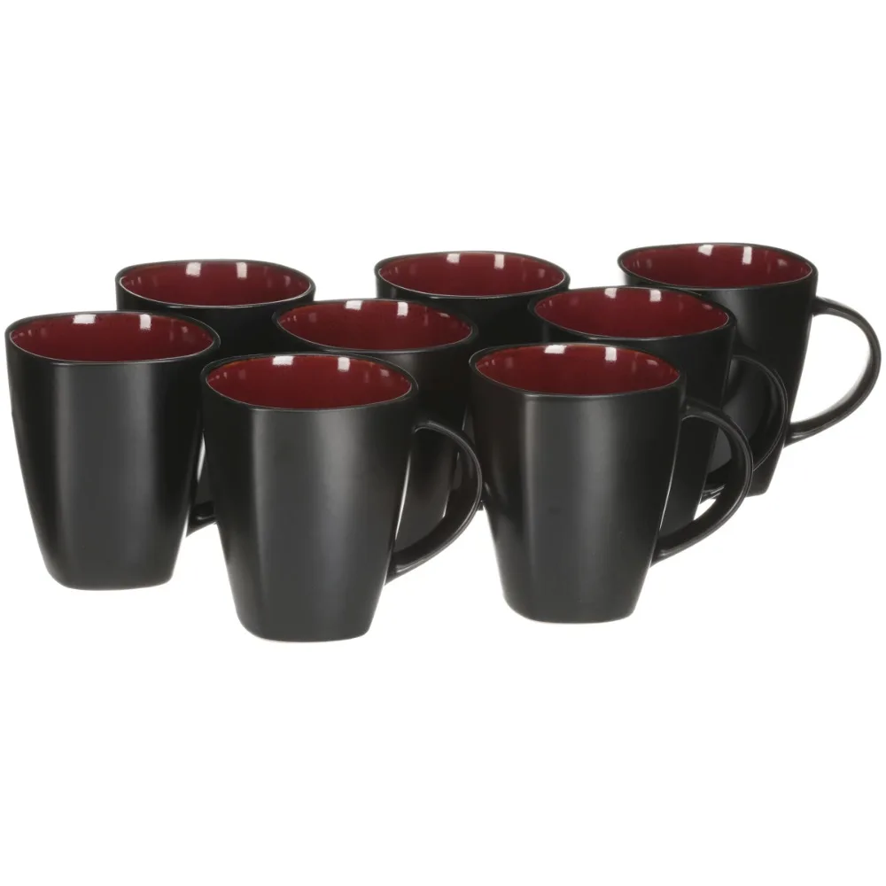 Gibson Soho Lounge Stackable Glass Espresso Cups with Rack, Glass, 4-Piece