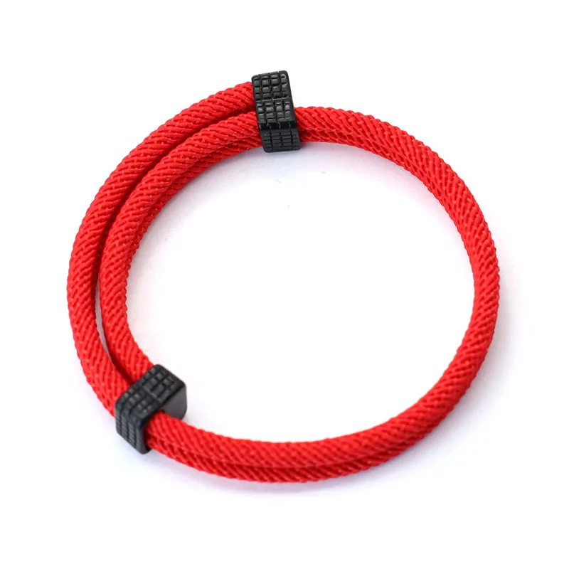 Nylon Rope Adjustable Unisex Bracelet for Outdoor Leisure