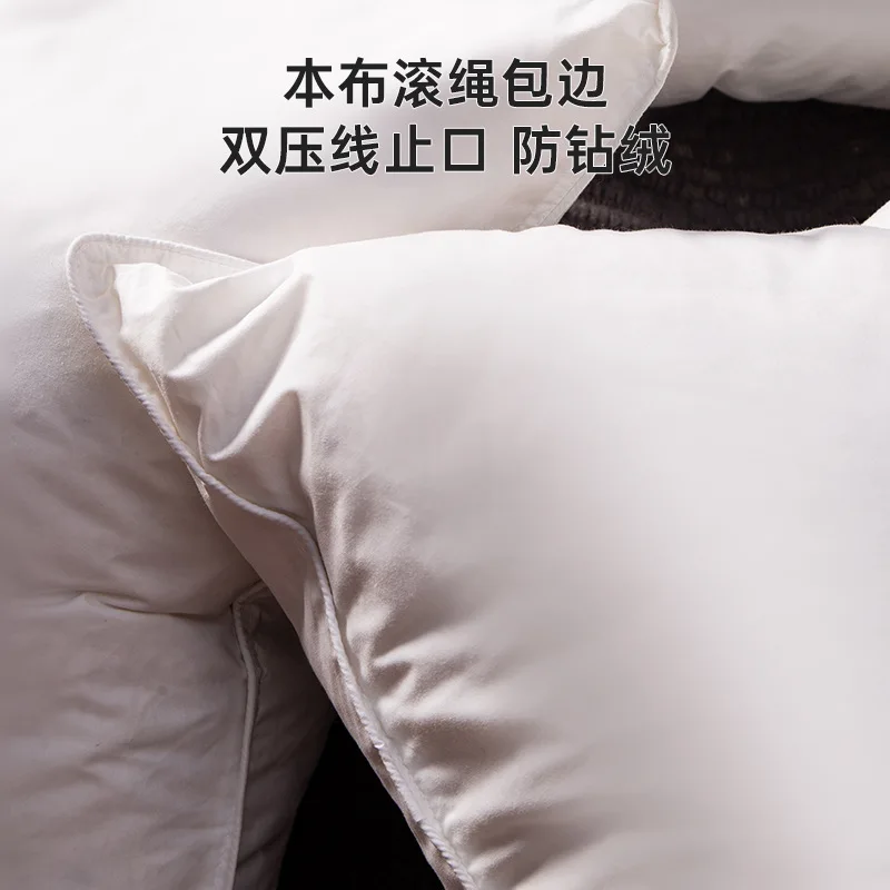 Quality Goose Down Cushion Pillow Core 35*55/70*70/60*60 /55*55/45*45/48*74/65*65cm Head Waist Pillow Goose Down Filler Cushion 4