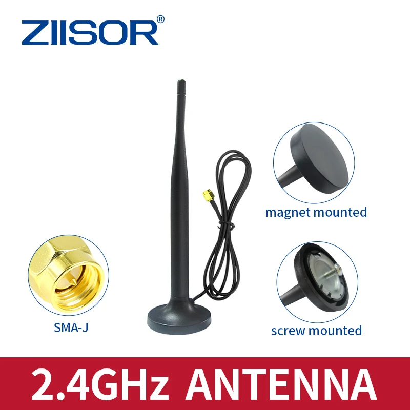 WiFi Antenna 2.4GHz for Internet Communication Mounted with Magnet Aerial for Router