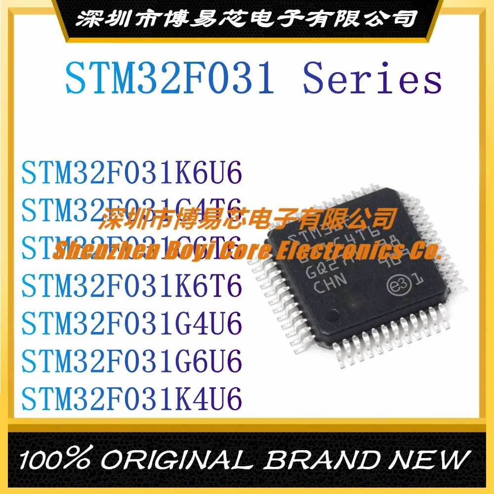 STM32F031K6U6 STM32F031C4T6 STM32F031C6T6 STM32F031K6T6 STM32F031G4U6 STM32F031G6U6 STM32F031K4U6 (MCU/MPU/SOC) IC Chip new stm32f031k4u6 stm32f031k6u6 stm32f042k4u6 stm32f042k6u6 stm32f031k4 stm32f031k6 stm32f042k4 stm32f042k6 stm ic mcu ufqfpn 32