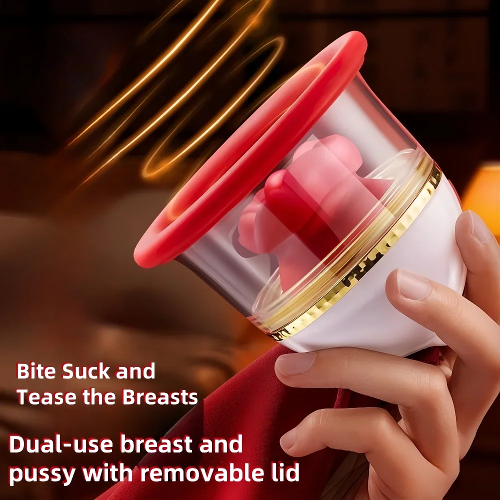 Elektrische Brustpumpe mit Beißfunktion für den Heimgebrauch – Brustmassagegerät zur Straffung und Verschönerung der Brust nach der Geburt_voghion.com