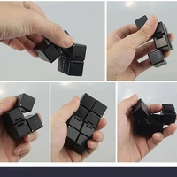 New Infinity Magic Cube Adults Antistress Relax Toy Creativity Fold Cubes Children Educational Mini Puzzle with in box Toy 2