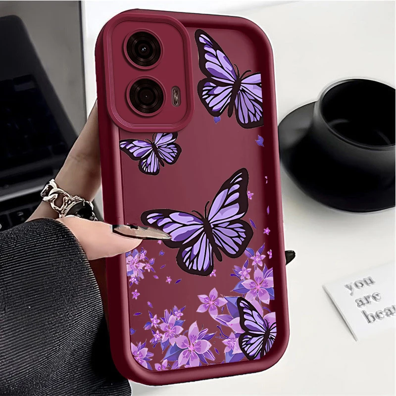 Elegant Butterfly Sky Eye Phone Case - Stylish Protective Cover