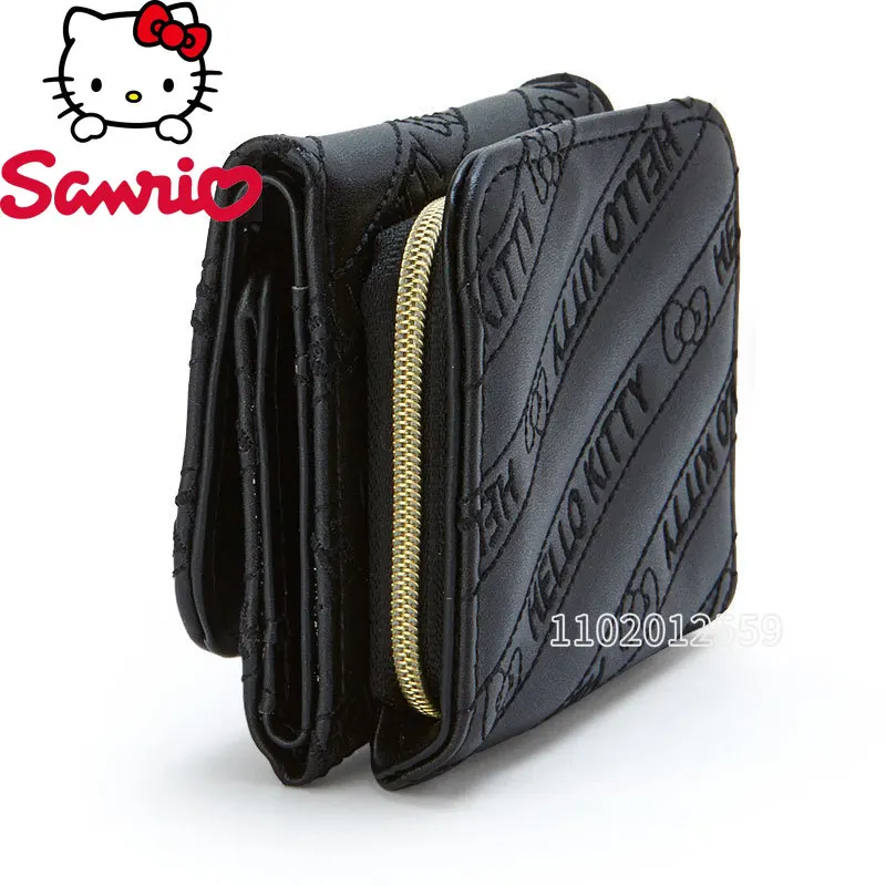 Sanrio Hello Kitty New Women's Wallet Luxury Brand Short Zero Wallet Cartoon Cute Girls' Wallet Large Capacity Multi Card Slot