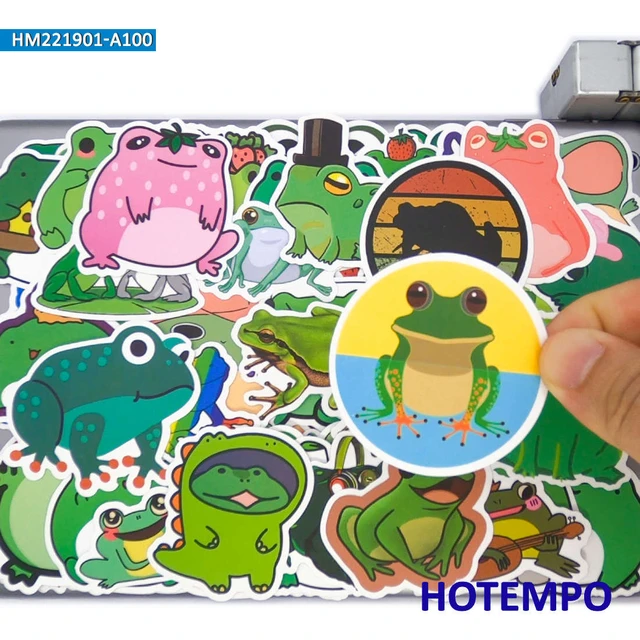 Cute Cartoon Frog Sticker