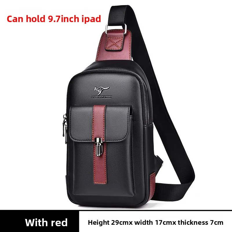 New Style Men's Chest Bag Casual Male Crossbody Bag Business Outing Shoulder Bag Fashion Small Backpack