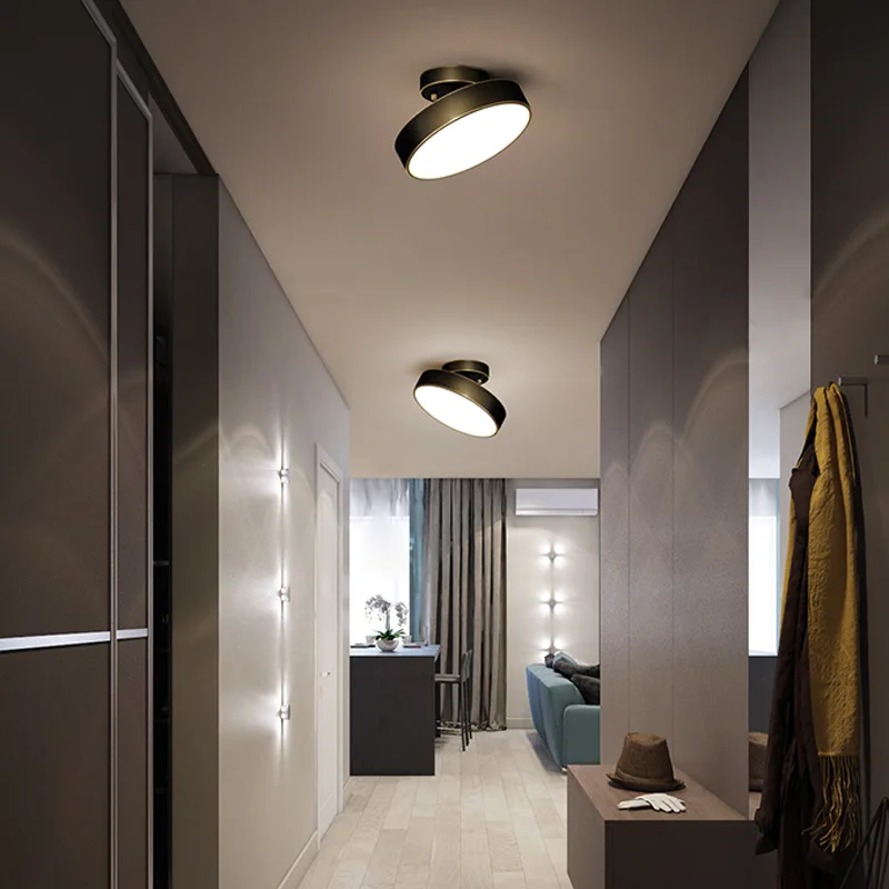 مصابيح سقف LED حديثة قابلة للتعديل بزاوية، باللون...