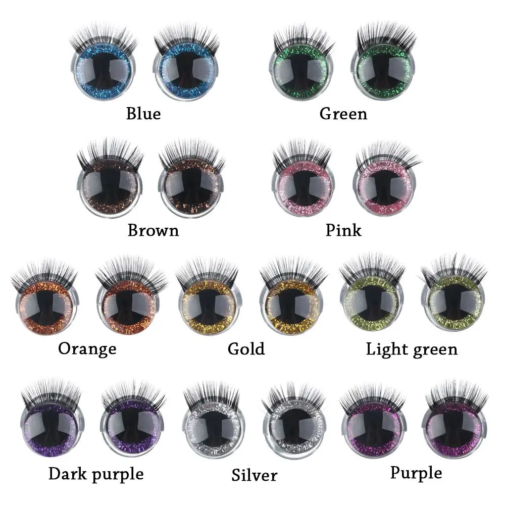 1-5 or 10 PAIRS 20mm Brown Plastic eyes, Safety eyes, Animal Eyes, Round  eyes