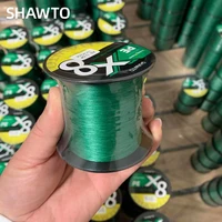 Shawto 8 Strand Japan Braided Line Multifilament Fishing Line 300M 1000M Carp Fishing Accessories 14-100LB Pe Line 8 Braid Wire 1