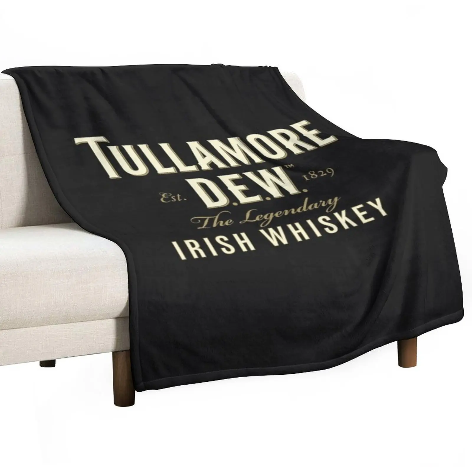 

Tullamore d.e.w. Throw Blanket funny gift Summer Blankets