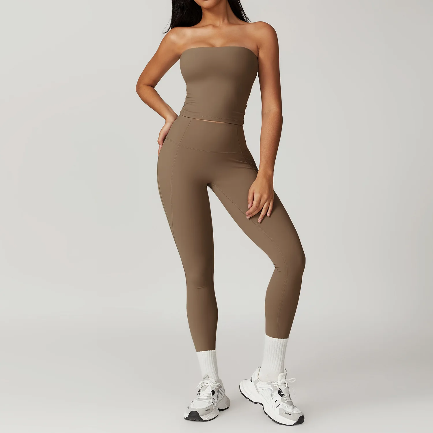 Yoga Set Gym Clothes Sportswear Yoga Suit For Women Fitness Set Tracksuits Sports Bra High Waist Leggings Gym Bell-bottoms 2PCS