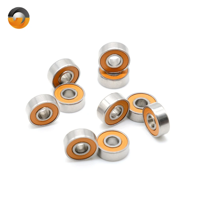 S694-2RS CB ABEC-7 스테인레스 스틸 하이브리드 Si3N4 세라믹 볼 베어링, 낚시 기어 S694RS, 4x11x4mm, 10 개