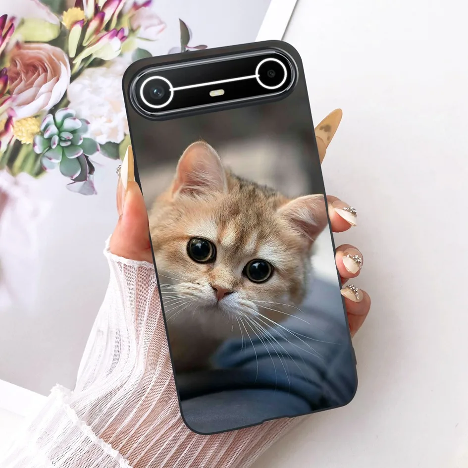 New Fashion Flower Bowknot Soft Silicone Protective Bumper Case - Slim Design