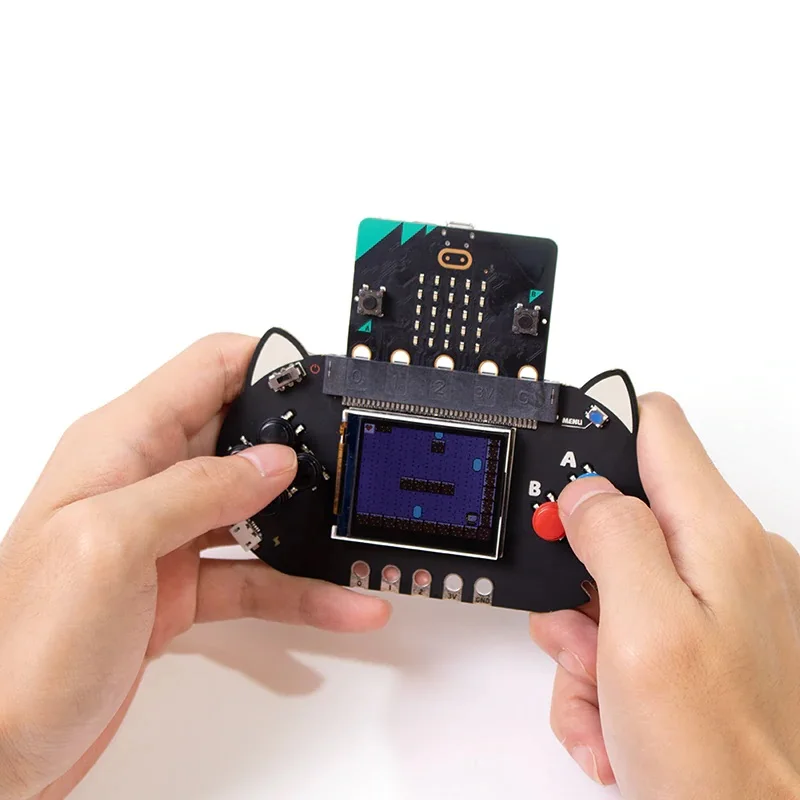 

KittenBot Newbit Arcade Shield - Expansion Board for Micro:bit V2 For Teenagers who have learned the basics of programming