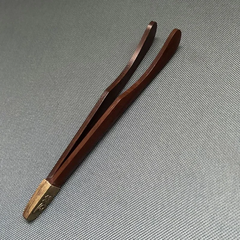 Wooden Tea Clip Bamboo Kitchen Salad Food Toast Tong Tweezer Bacon Sugar Ice Tea Utensil Teaware Accessories 1 PC