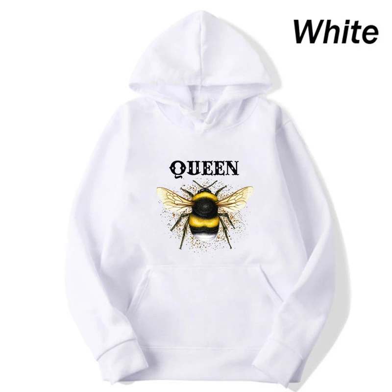 Fashion Brand Pullovers Women Hoodie Autumn Hip Hop Streetwear Queen Sweatshirts Hoodies 4 Colors
